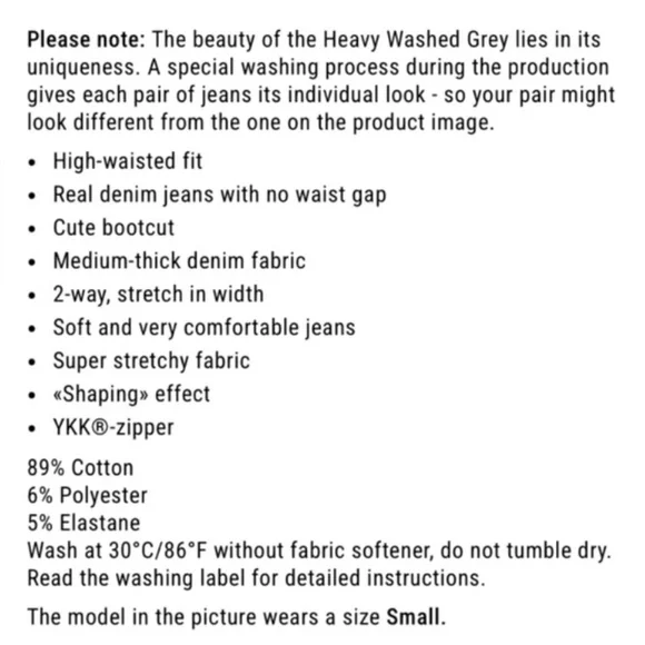 Fitjeans Flared - Heavy Washed Grey - Picture 6 of 13